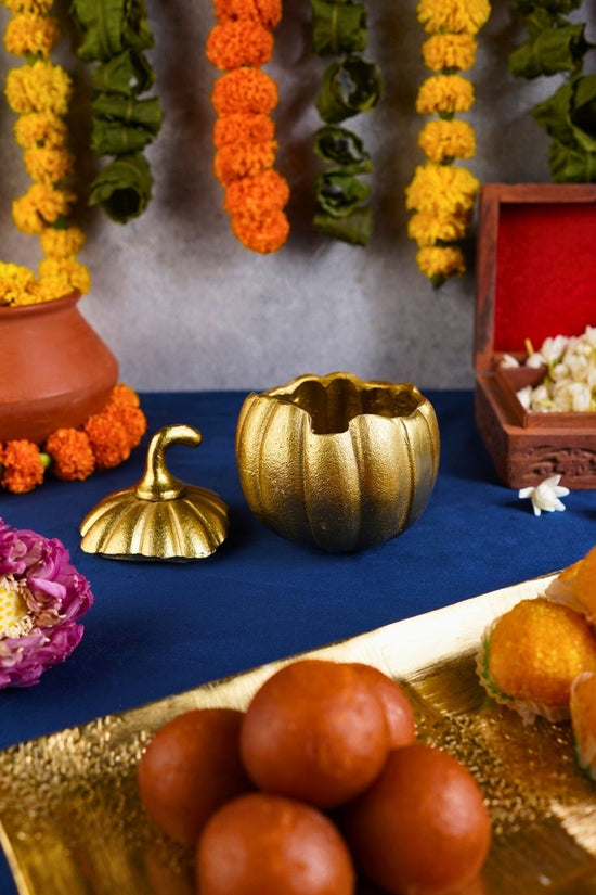 Swarn Pumpkin Jar handmade in india