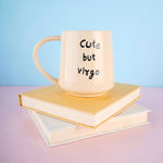 cute but virgo mug with white color