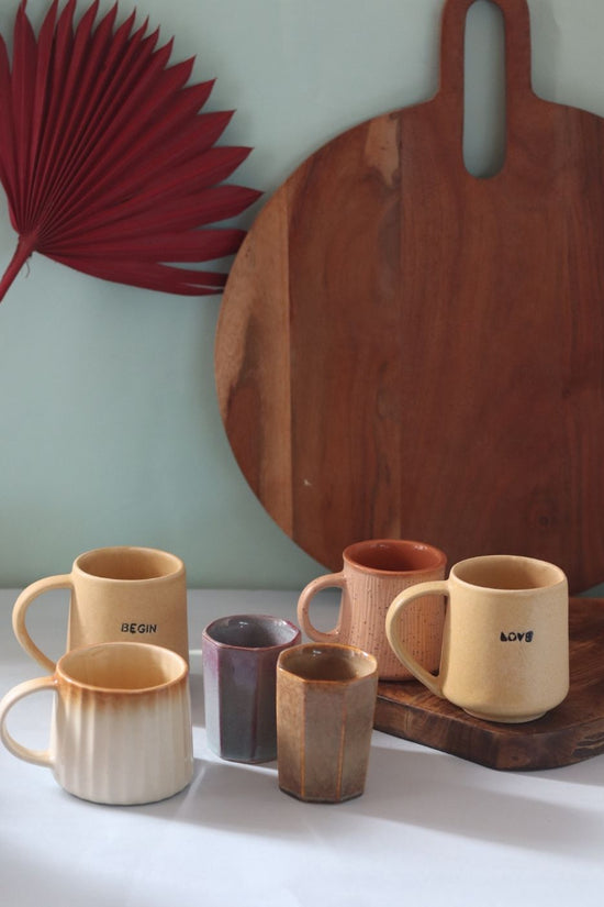 Handmade Set of 6 Cozy Sip Mugs (for the price of 5)