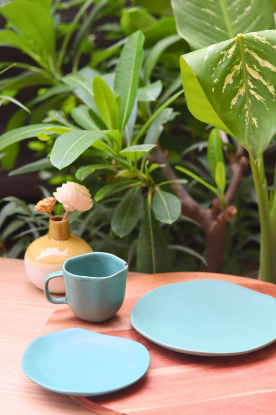 Misfit Mugs & plates Combo handmade in india 