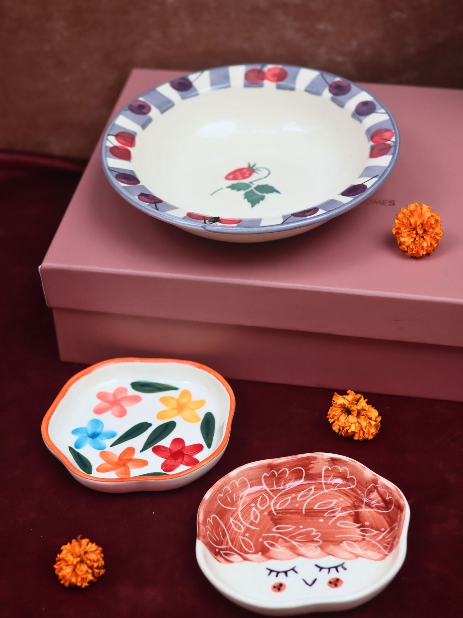 The Cherry Bliss Luxe Gift Hamper with premium quality material