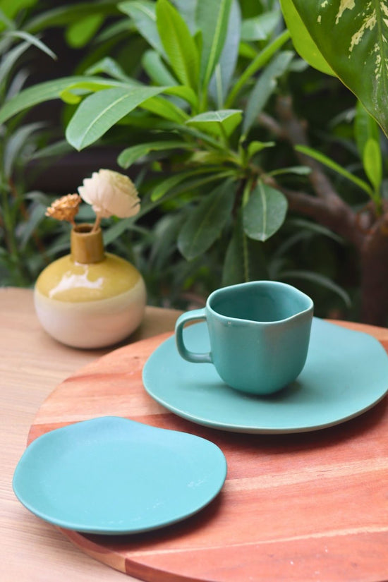 misfit mugs & plates Combo made by ceramic