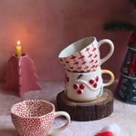 Set of 3 - Snowy Cheers Mug made by ceramic