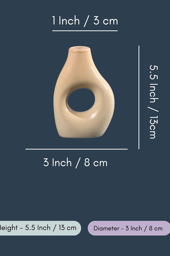 Cream Misfit Vase