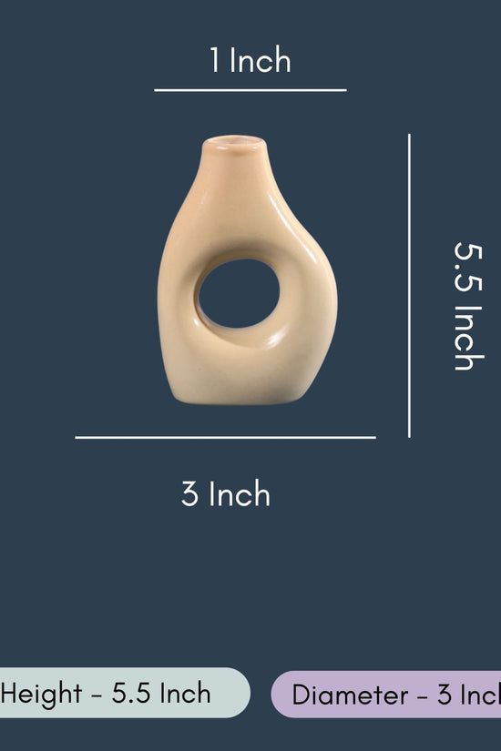 Cream Misfit Vase