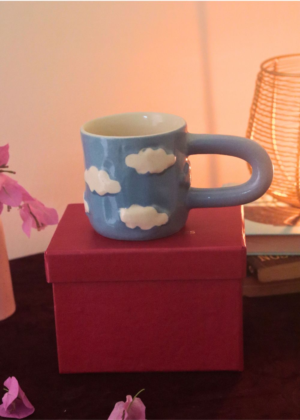 Cloud Nine mug in a Gift Box handmade in india