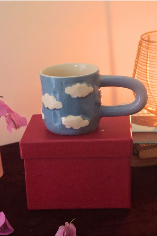 Cloud Nine mug in a Gift Box handmade in india