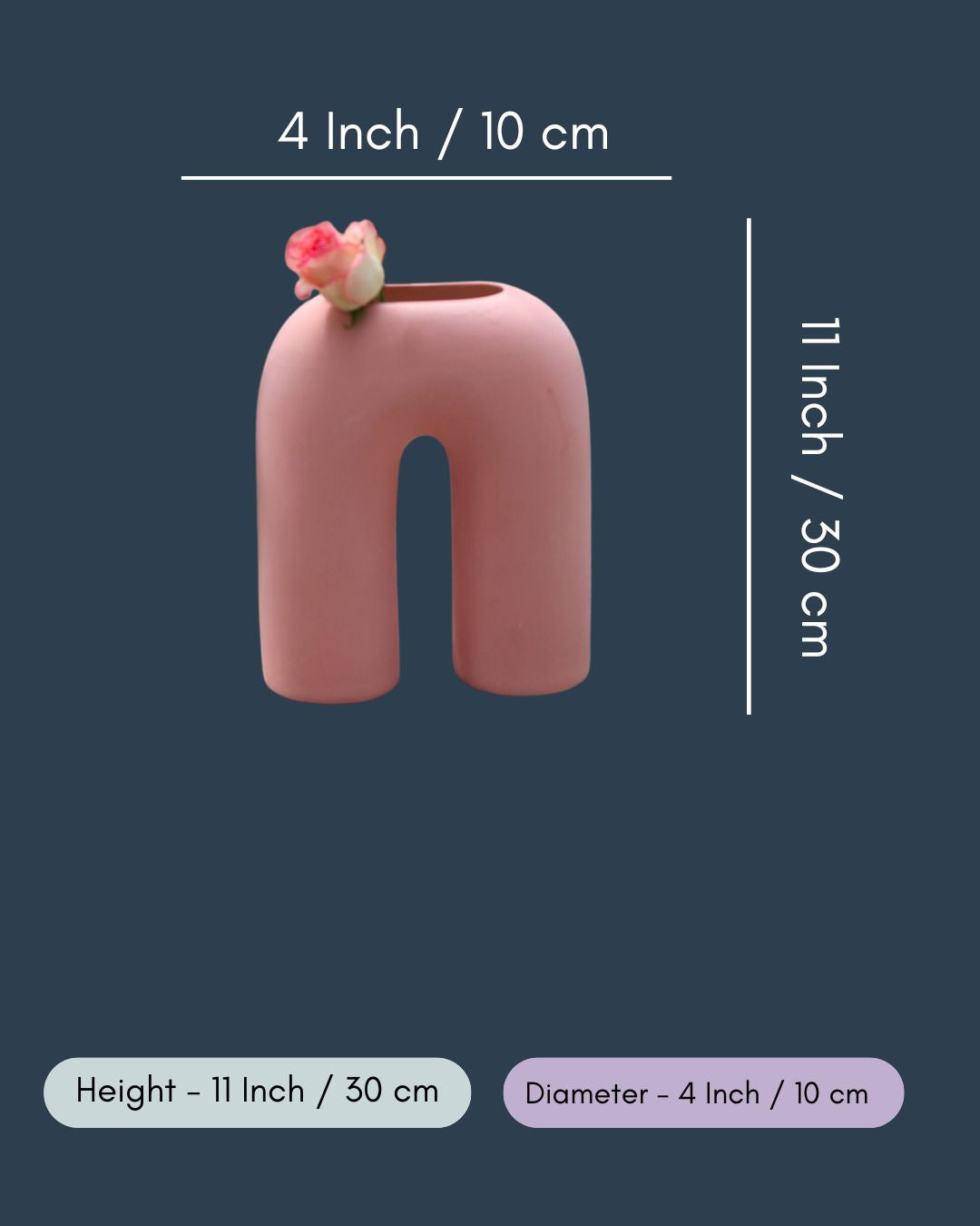 Pink Leg Vase