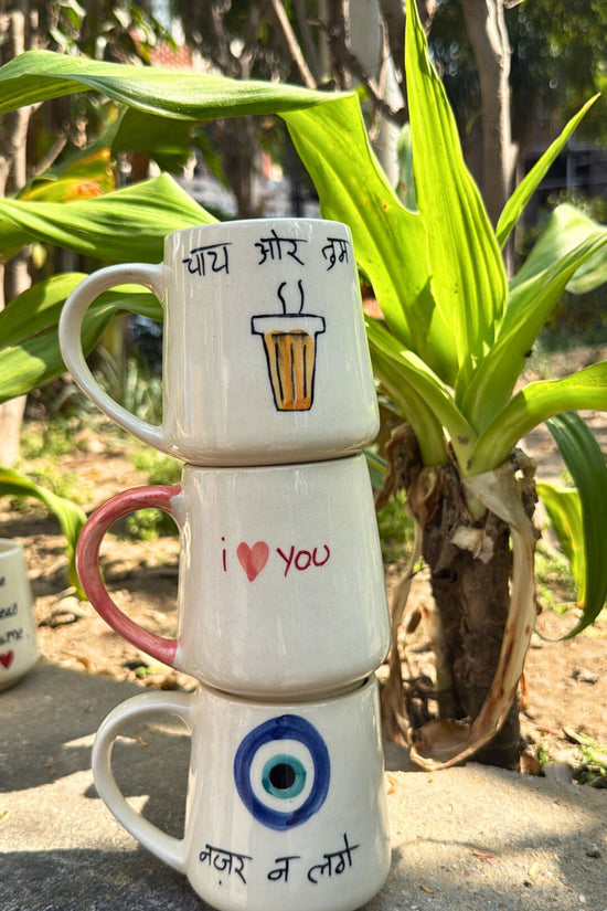 handmade Set of 3 - Warm Sip Mugs combo