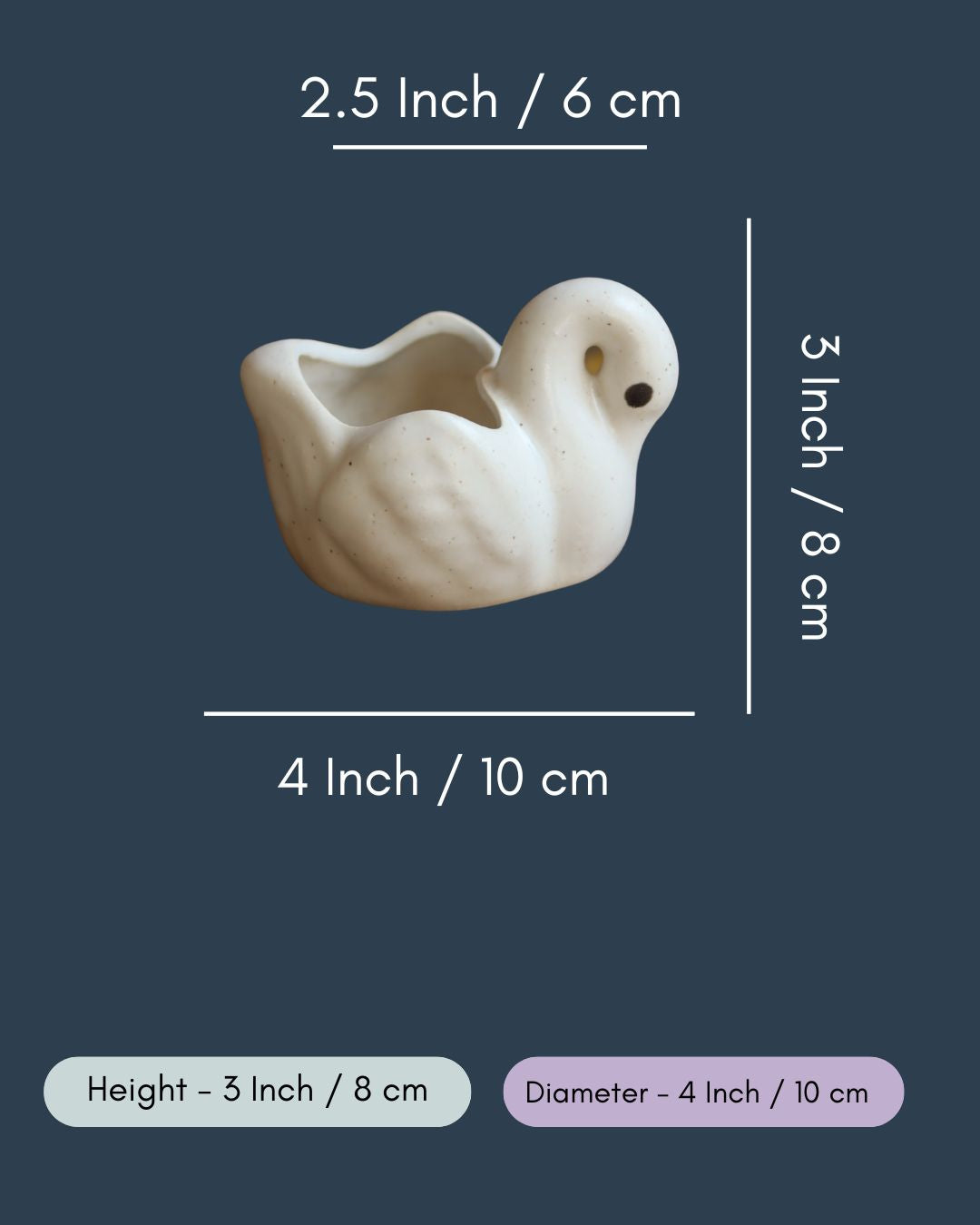 Swan Planter