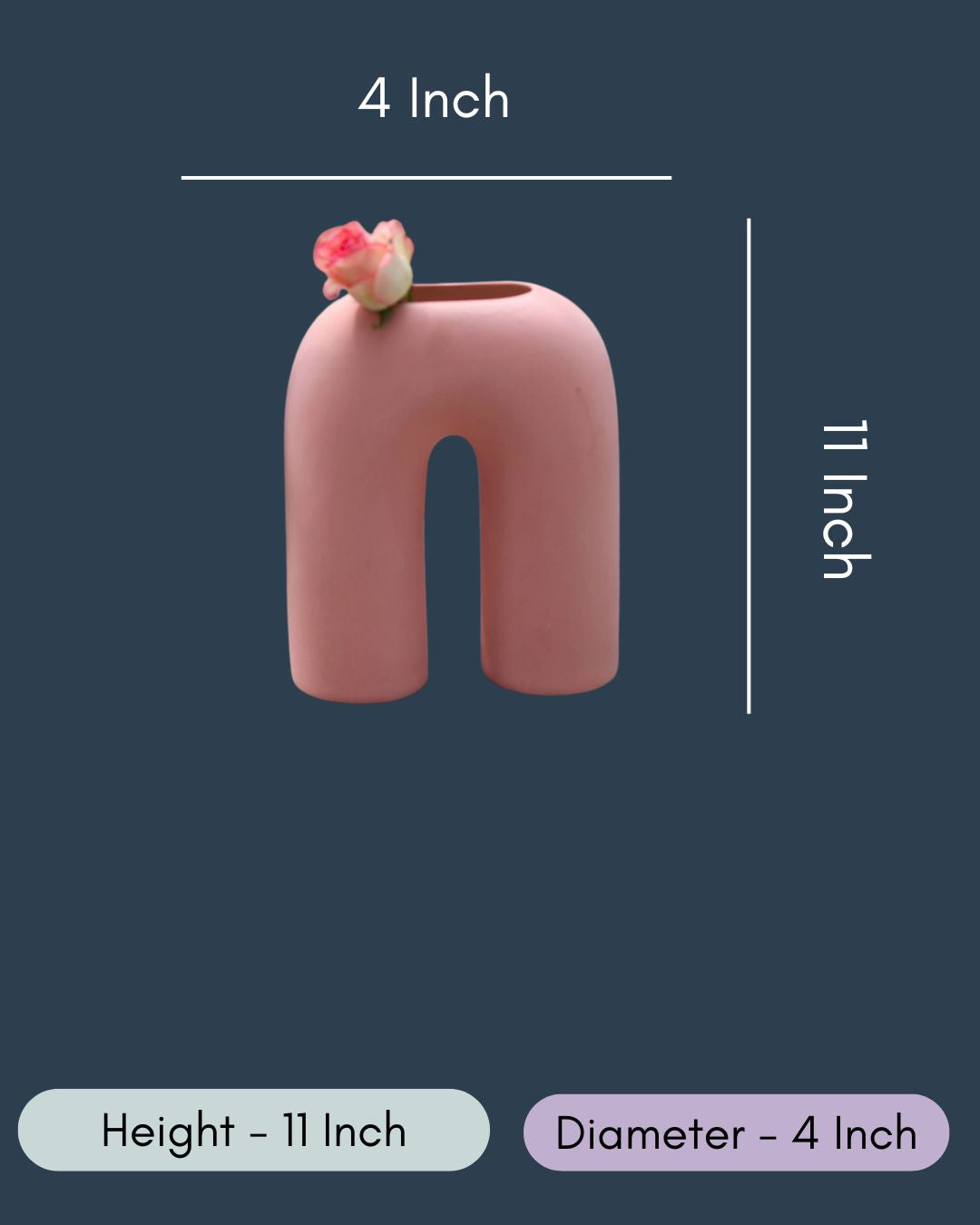 Pink Leg Vase