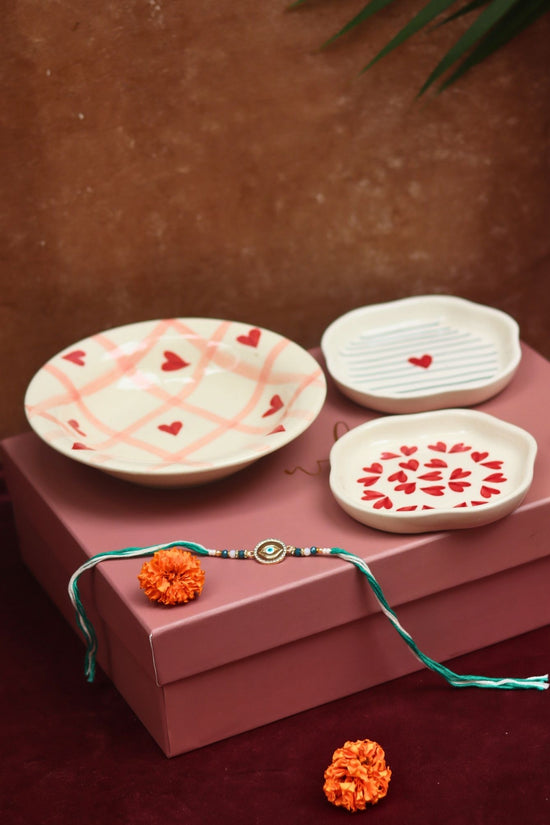 Handmade The Heartwarming Luxe Rakhi Gift Hamper