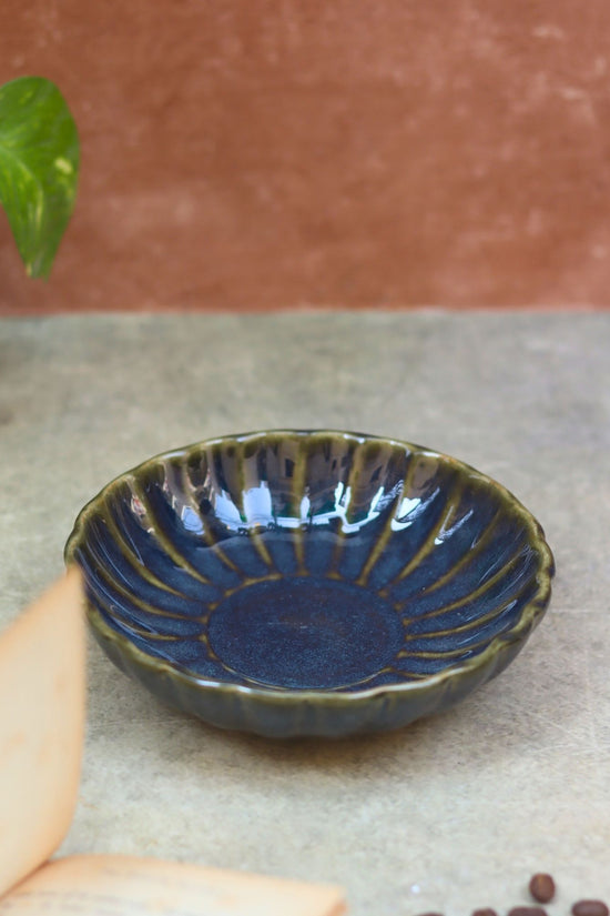 Handmade Blossom Bowl - Blue