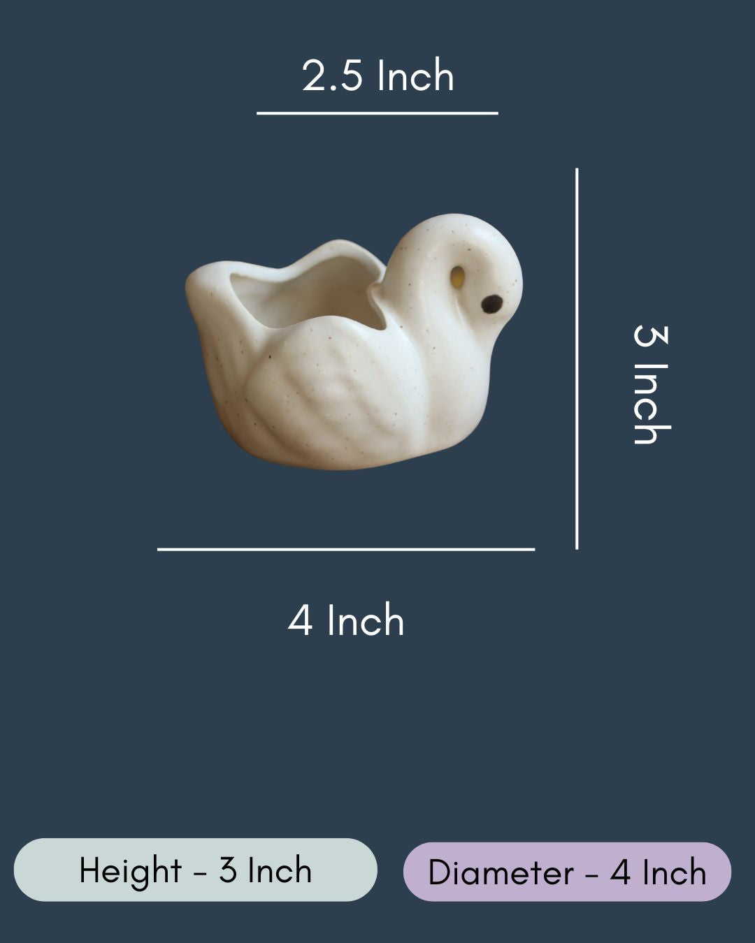 Swan Planter