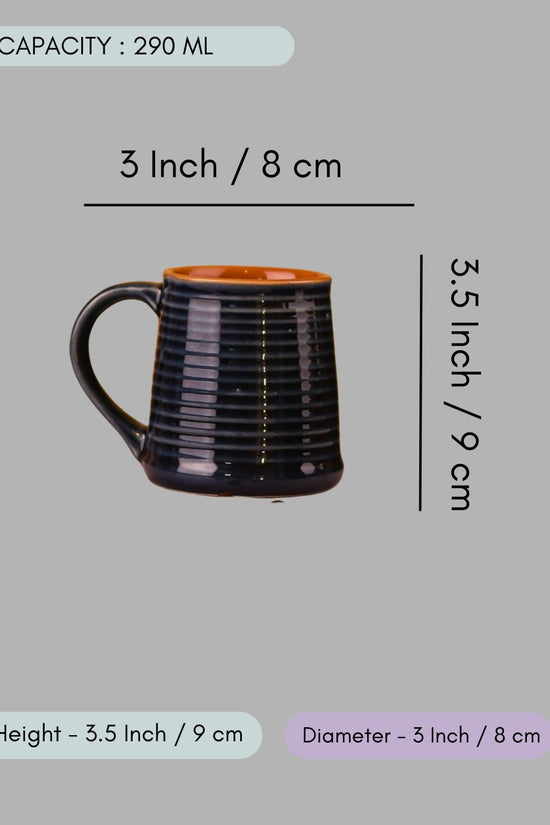 Glossy Indigo Coffee Mug