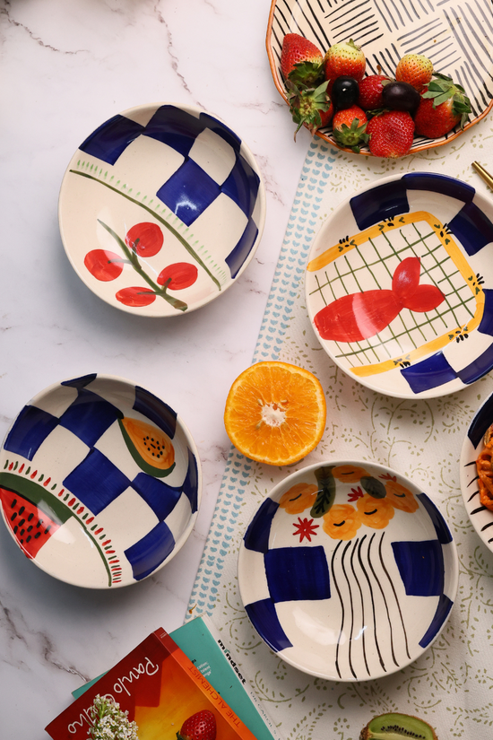handmade mykonos bowls set combo