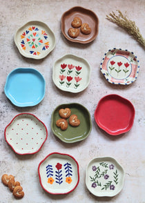 Handmade Set of 10 Best Selling Dessert Plate (For the Price of 7) 