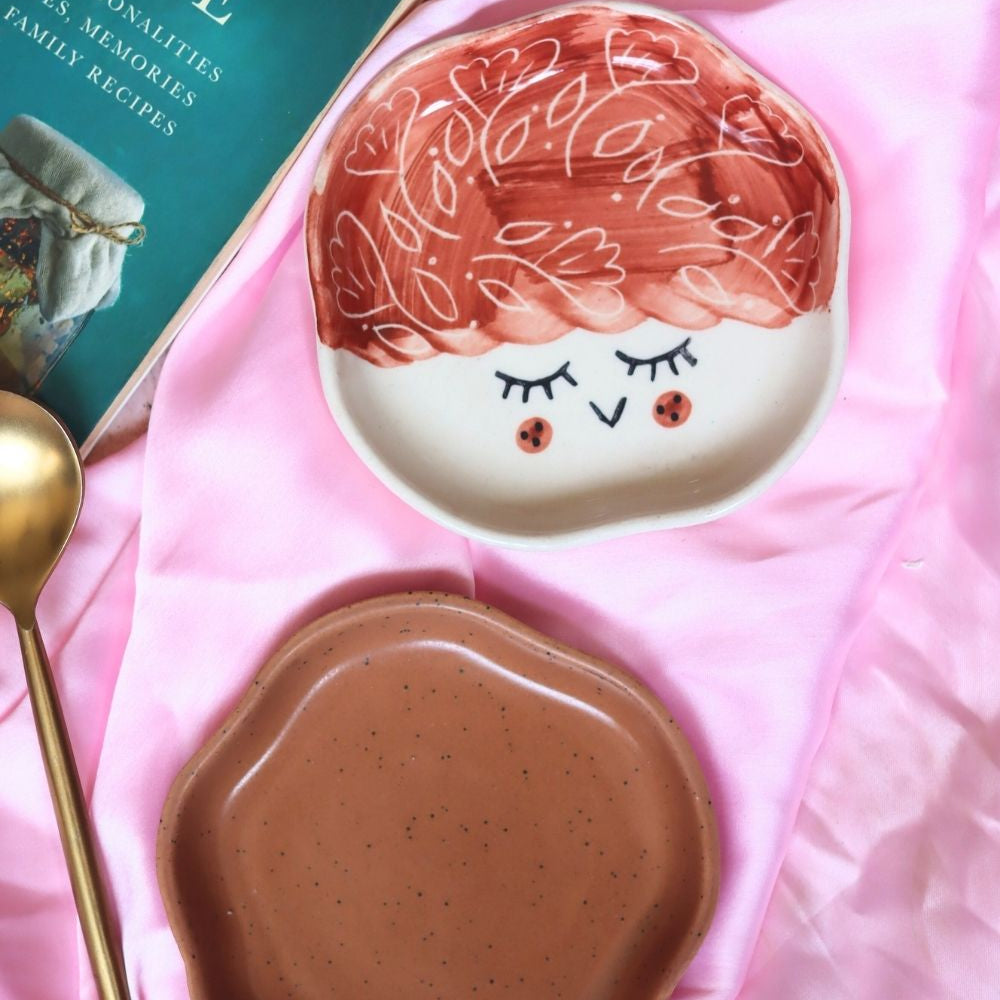 Handmade Rust & Tweety Handmade Dessert Plate