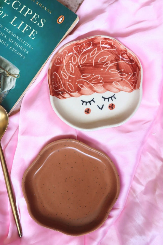 Handmade Rust & Tweety Handmade Dessert Plate