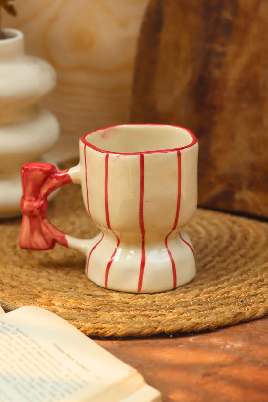 Handmade Bow Handle Mug