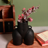 black body vase made by pure ceramic 