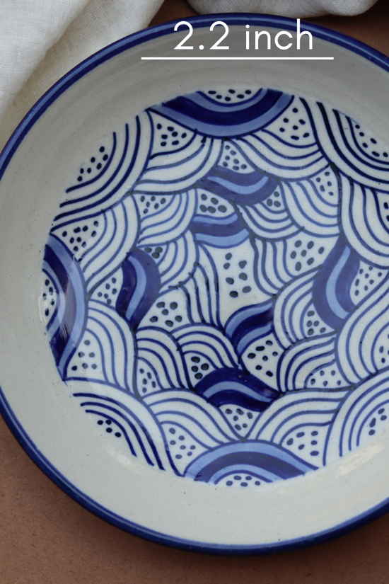 Waves pasta plate height & breadth