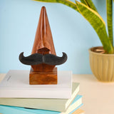 handmade moustache specs stand 