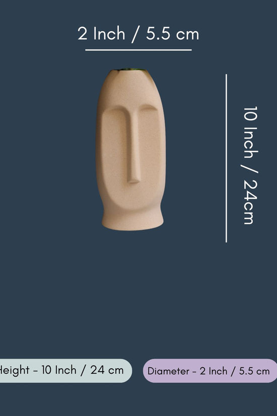 Face Vase | Beige