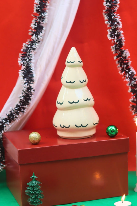 Lead free Snow White Christmas tree in a Gift Box
