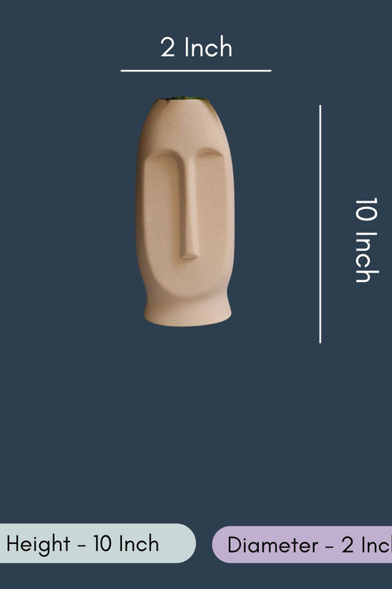 Face Vase | Beige