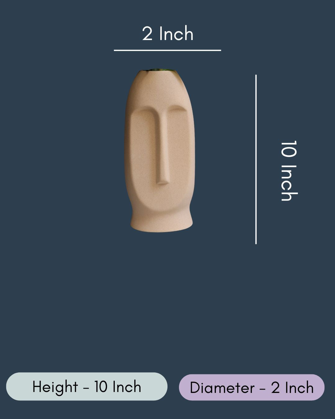 Face Vase | Beige