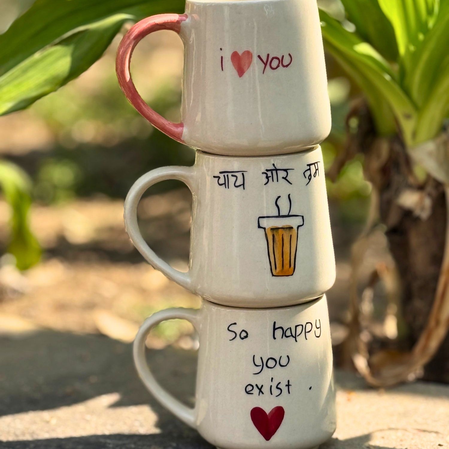 Handmade Set of 3 - Basic Brew Mugs combo