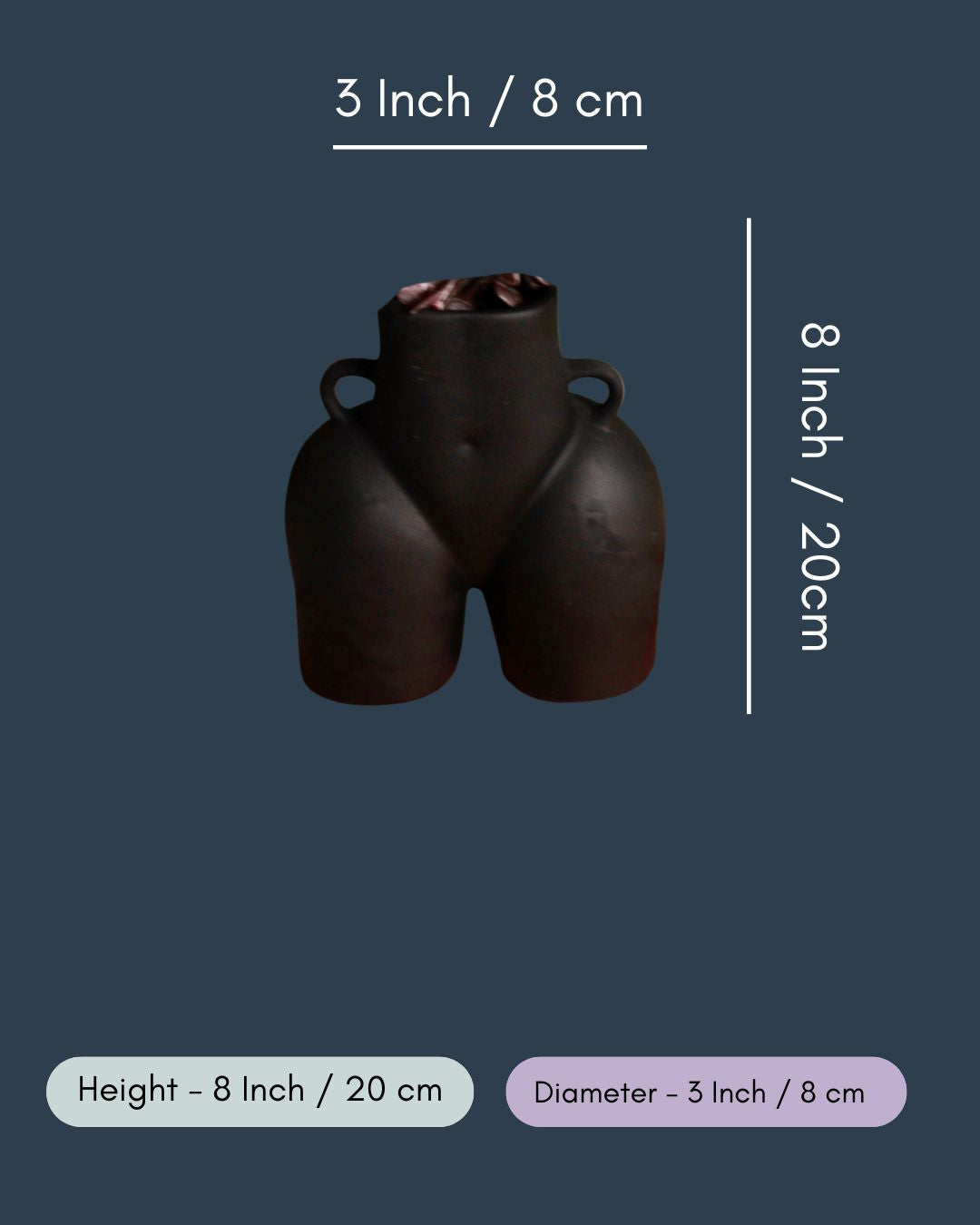 Black Body Vase