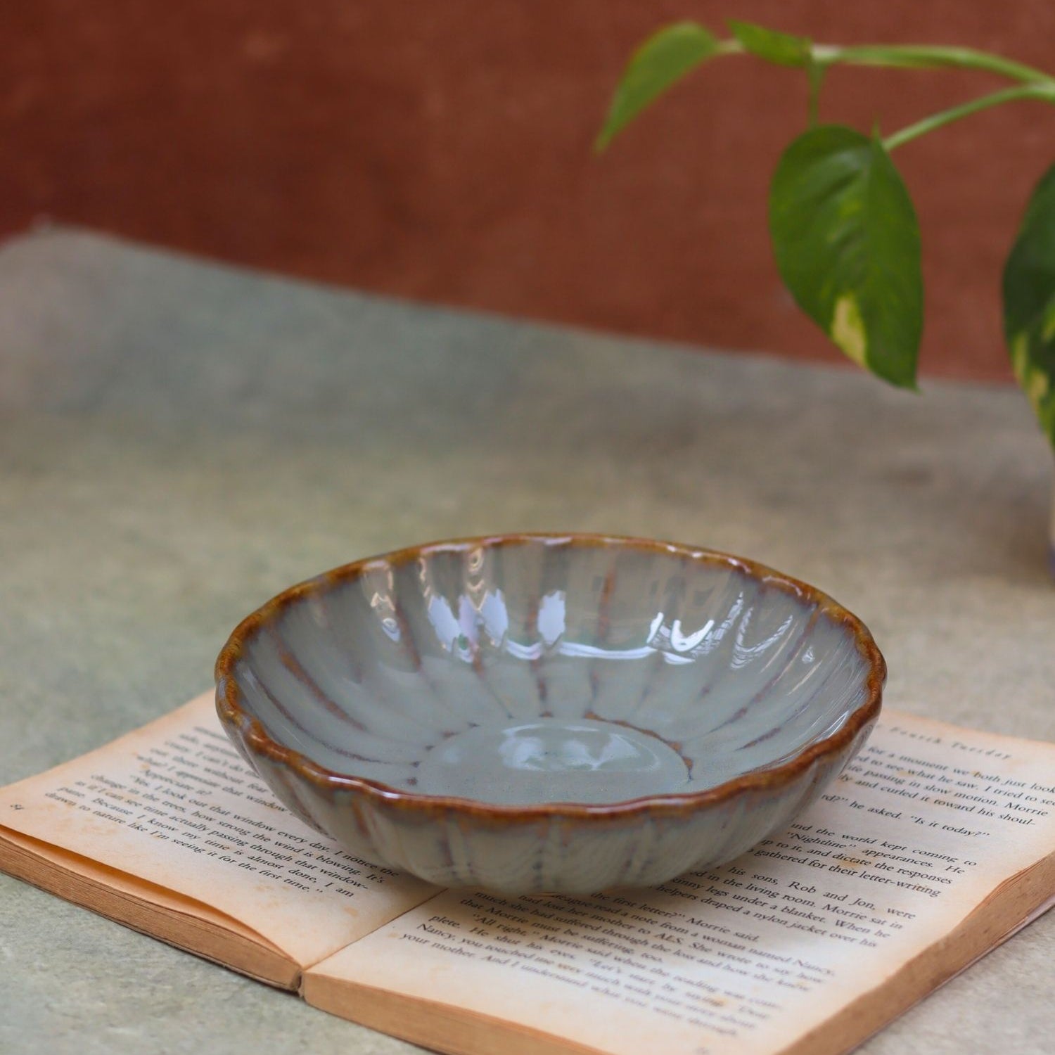 Blossom Bowl - Green made by ceramic