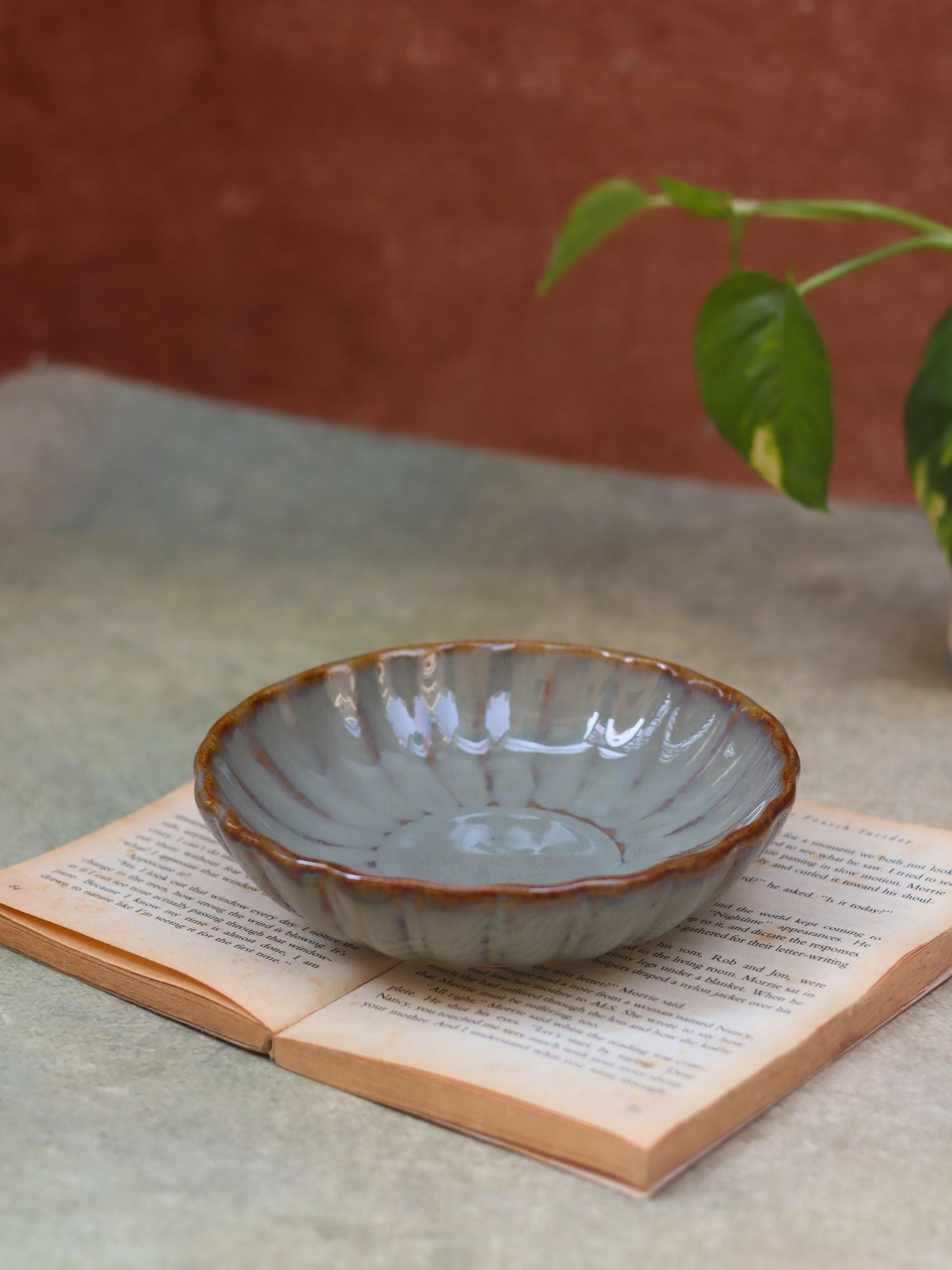 Blossom Bowl - Green made by ceramic