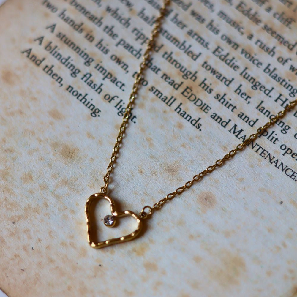Heartstone Necklace handmade in India