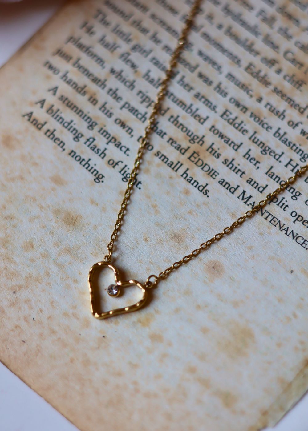 Heartstone Necklace handmade in India