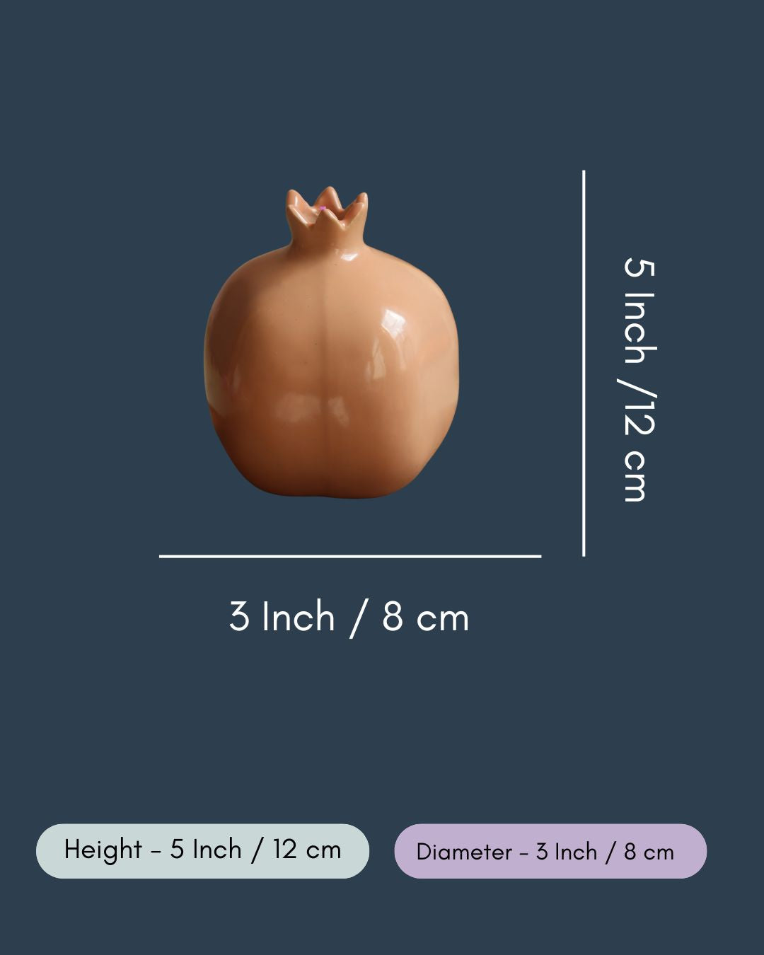 Anar Vase - Peach