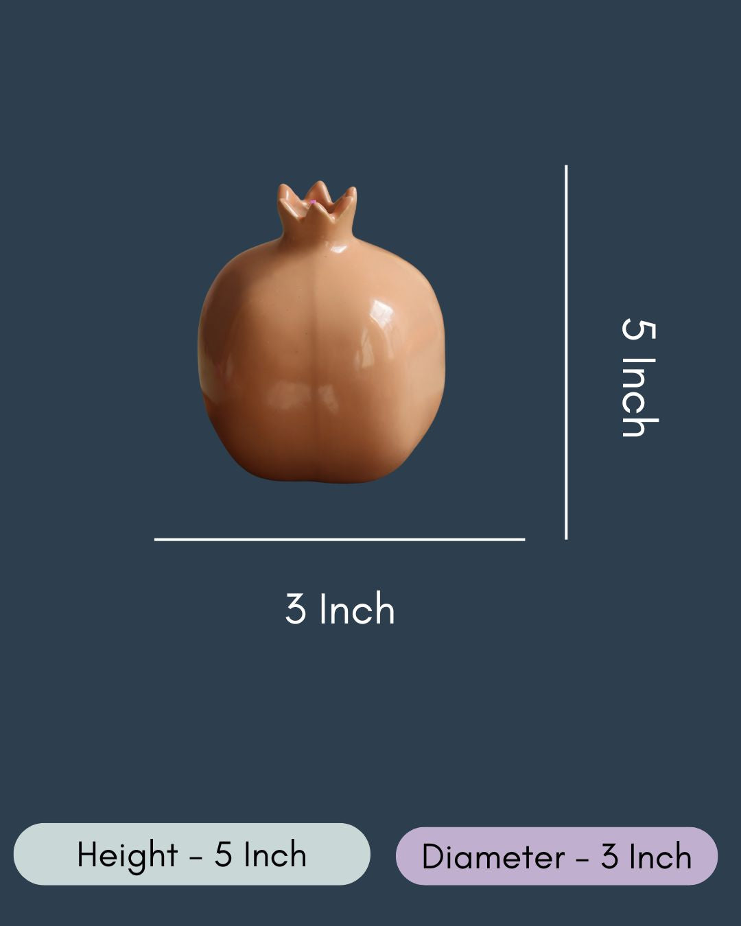 Anar Vase - Peach