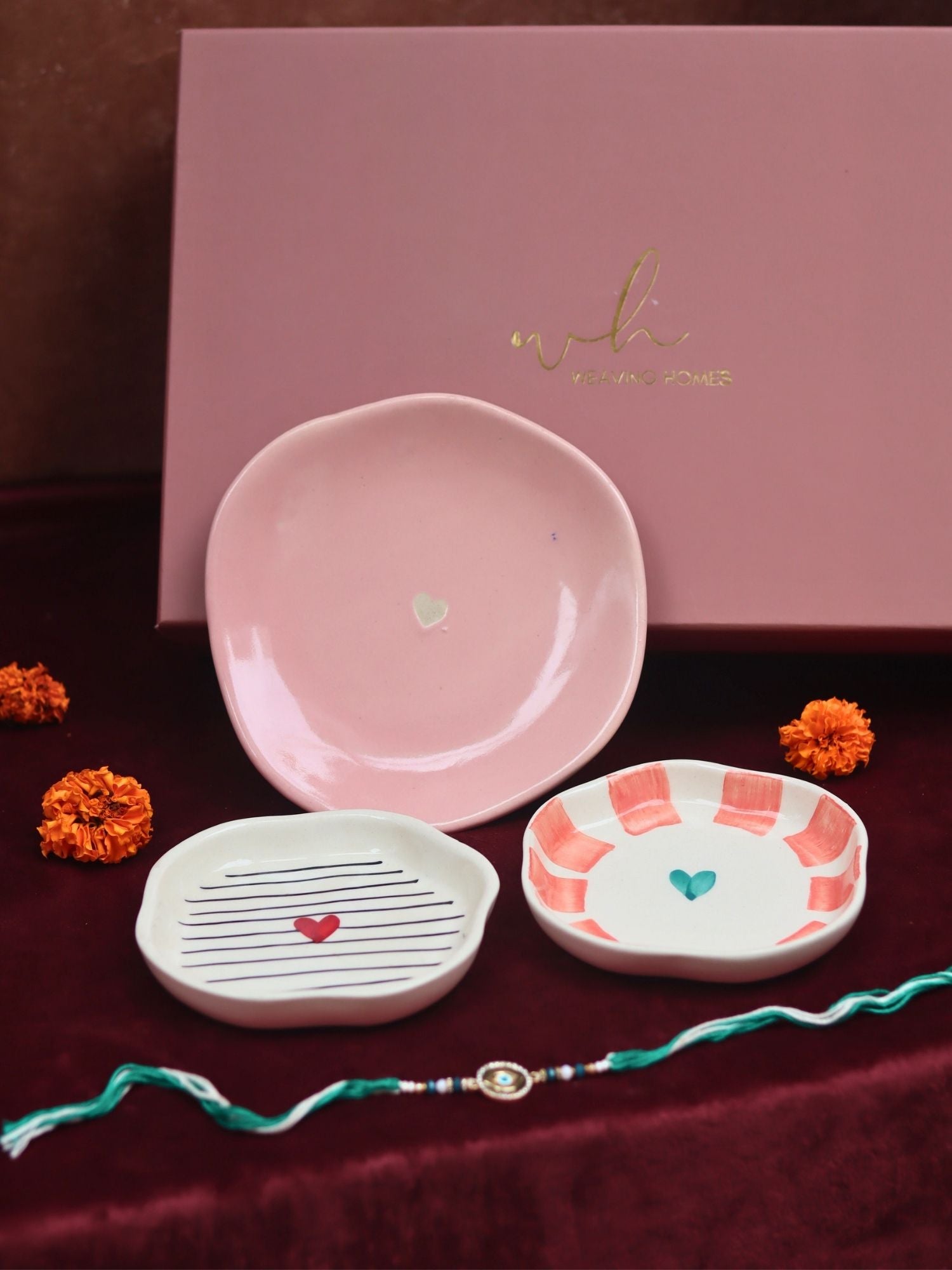 The Heart of Joy Luxe Rakhi Gift Hamper handmade in India