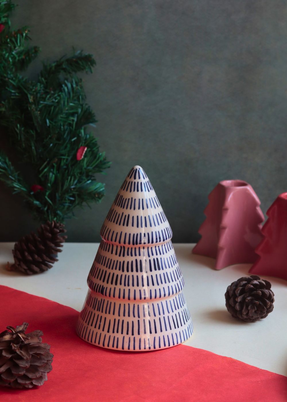 Blue Lined Christmas Tree with premium quality material