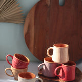 Set of 6 Torrent & Etching Mugs Combo (for the price of 5) handmade in india