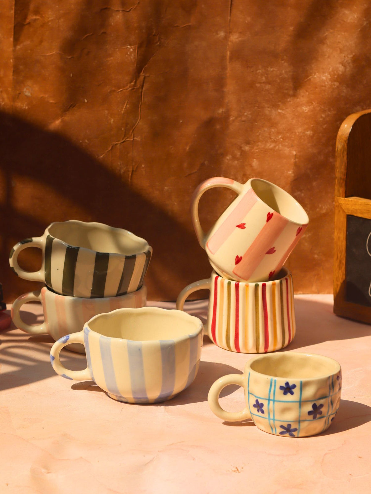 Handmade Set of 6 Mug Mood Combo (for the price of 5)