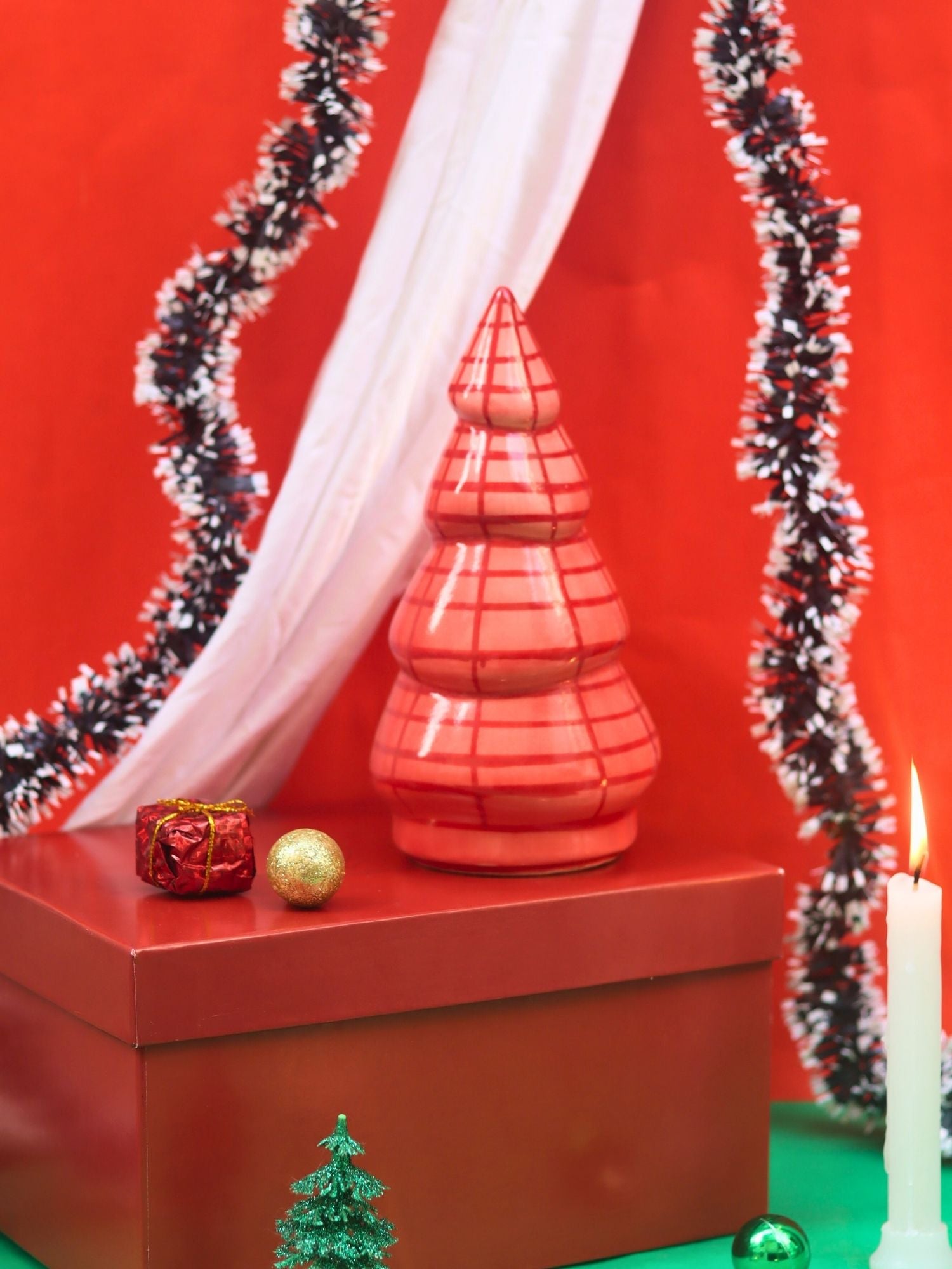 Blush Pink Christmas tree in a Gift Box with premium quality material