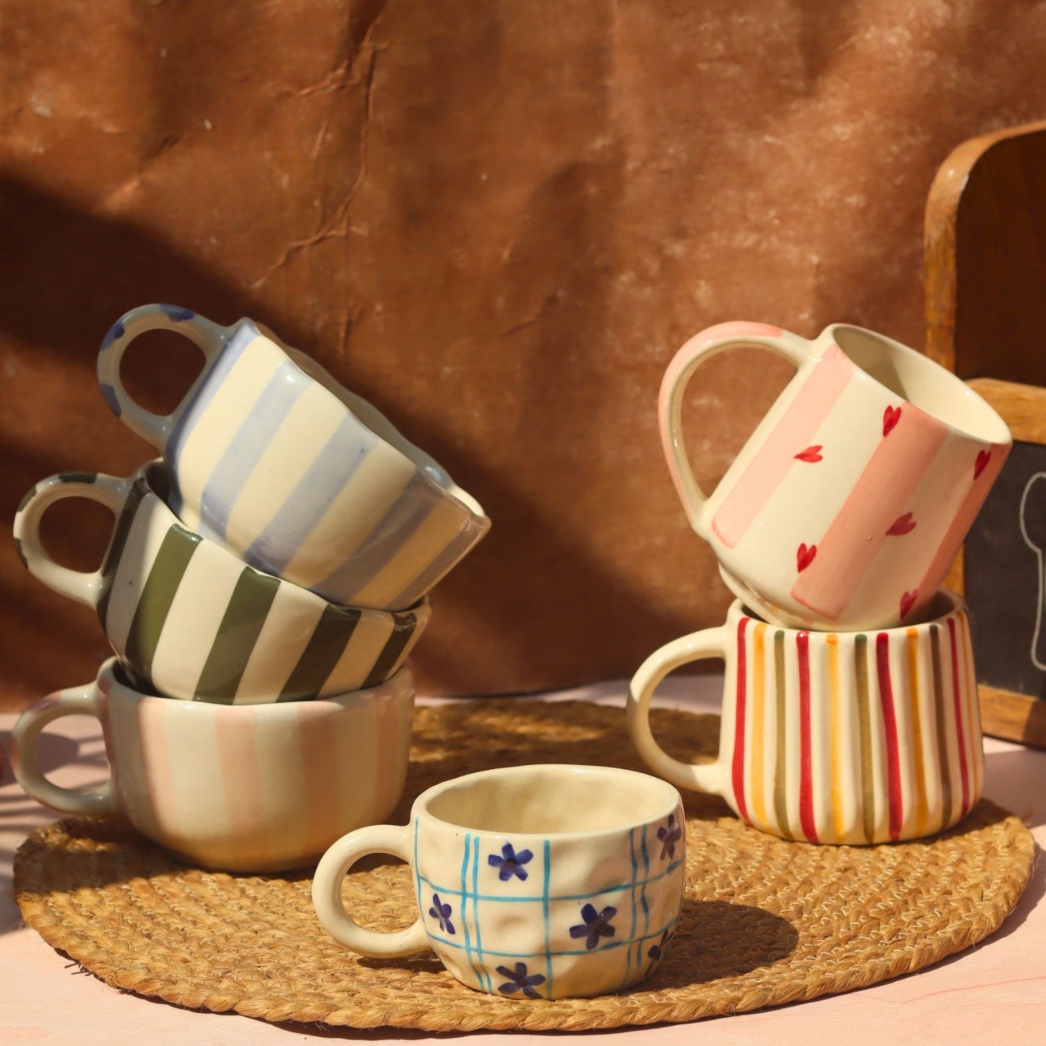 Set of 6 Mug Mood Combo (for the price of 5) made by ceramic