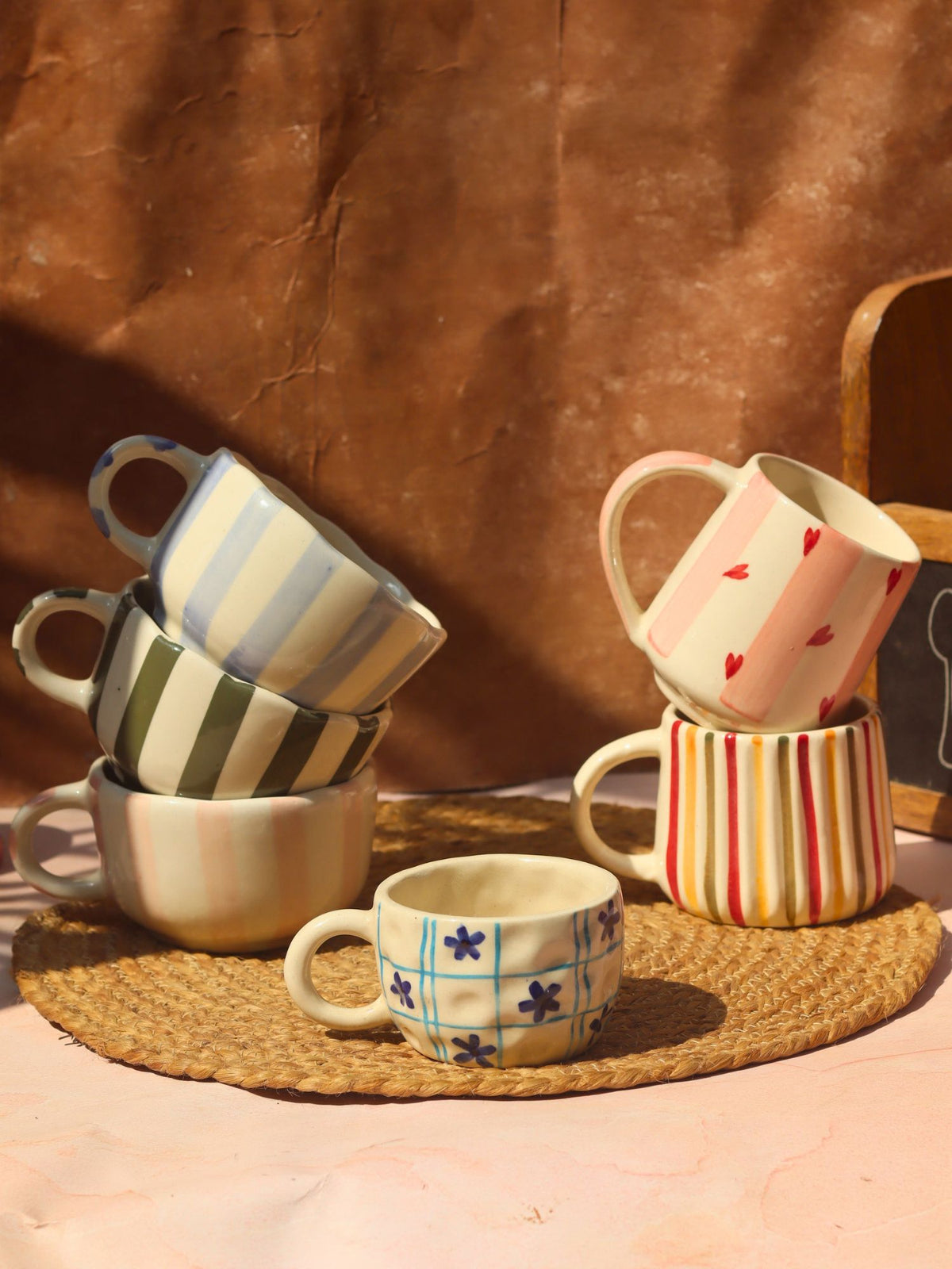 Set of 6 Mug Mood Combo (for the price of 5) made by ceramic