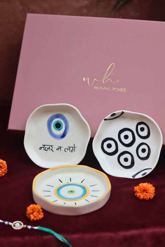 Handmade lead free The Nazar Charm Luxe Rakhi Gift Hamper