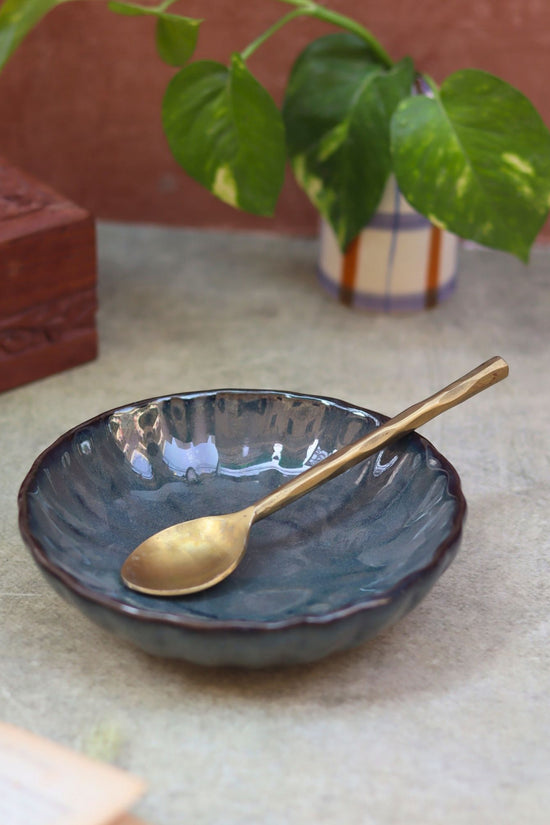 Blossom Bowl - Grey handmade in India