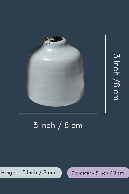 Grey Bud Vase - Short