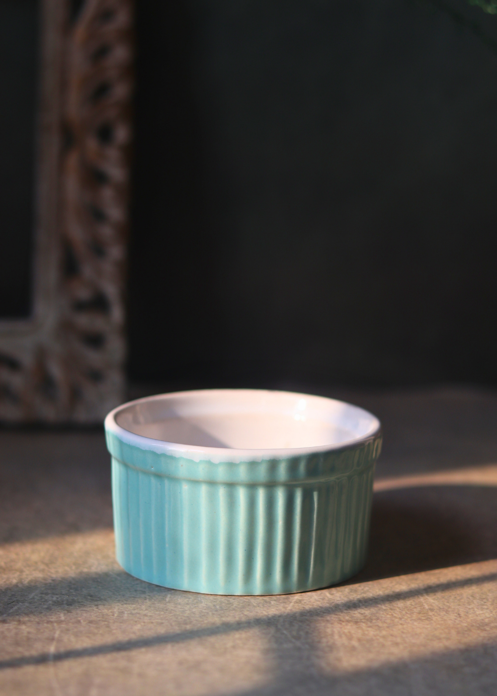 Handmade ceramic kitchenware ramekin